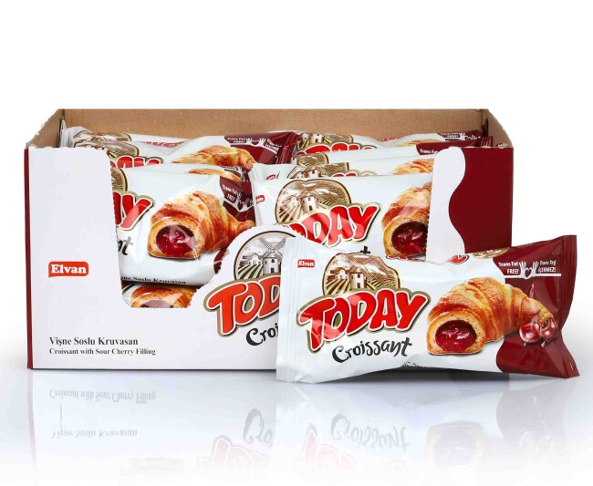 Today Croissant with Cherry 45 Gr. 20 pcs (1 Box) - 1