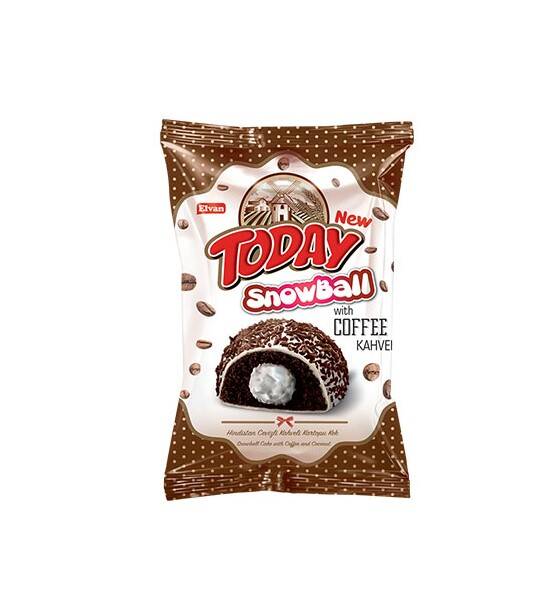 Today Snowball Coffee Cake 50 Gr. 24 pcs (1 Box) - 4