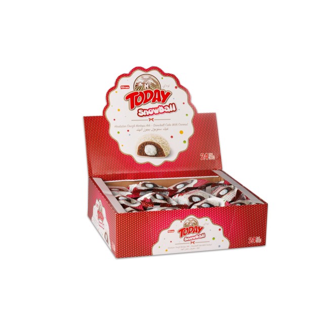 Today Snowball Coconut Cake 40 Gr. 24 pcs (1 Box) - 5