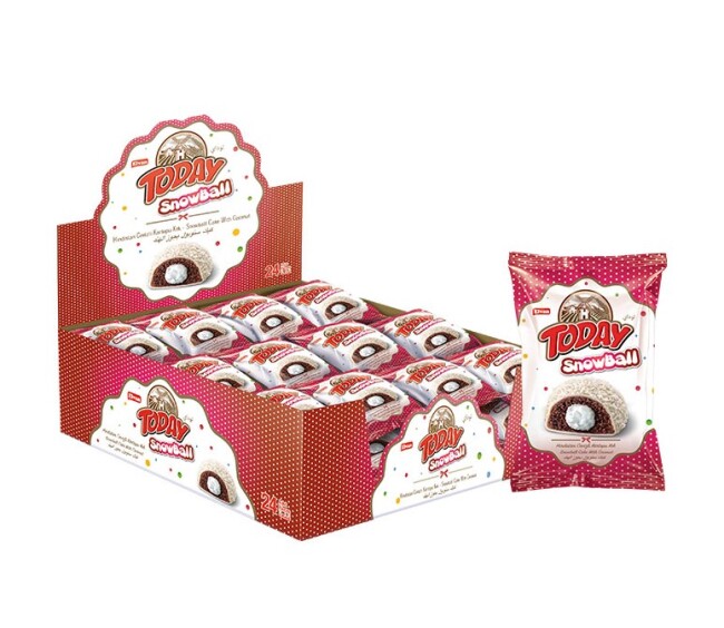 Today Snowball Coconut Cake 40 Gr. 24 pcs (1 Box) - 5