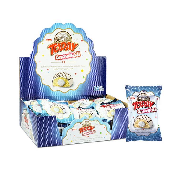 Today Snowball Milky Cake 40 Gr. 24 pcs (1 Box) - 1