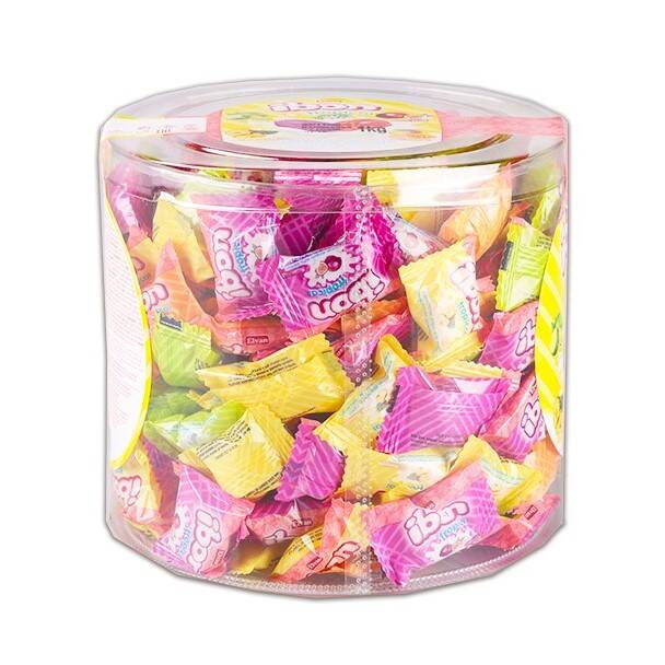 Ibon Tropical Milky Fruit Candy 1000 Gram Cylinder (1 Box) - 1