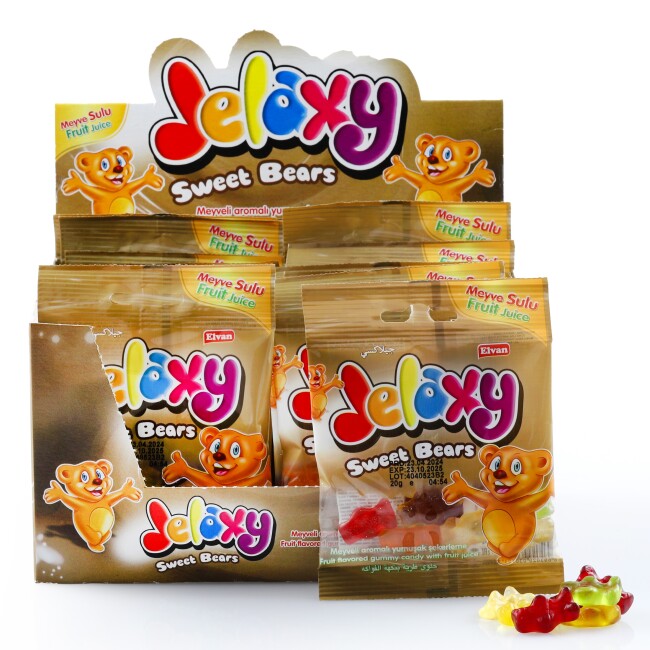 Jelaxy Ayıcık 20 Gr. 24 Adet (1 Kutu) - Elvan