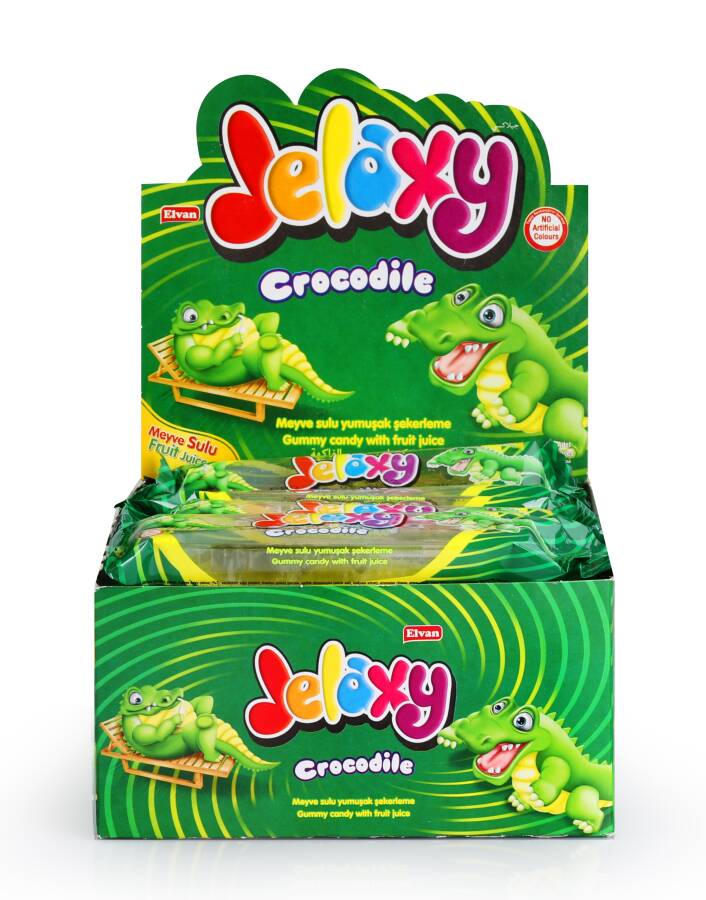 Jelaxy Crocodile (Crocodile) 20 Gr. 24 Pieces (1 Box) - 3