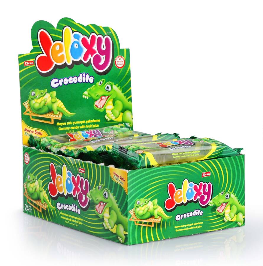 Jelaxy Crocodile (Crocodile) 20 Gr. 24 Pieces (1 Box) - 5