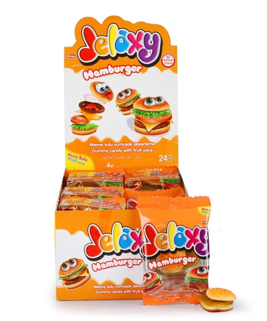 Jelaxy Hamburger 20 Gr. 24 Adet (1 Kutu) - Elvan