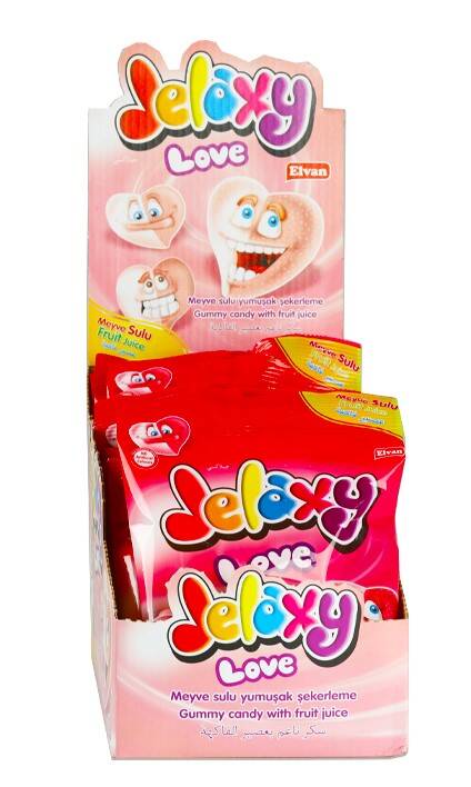 Jelaxy Heart 80 Gram 12 Pieces - 1