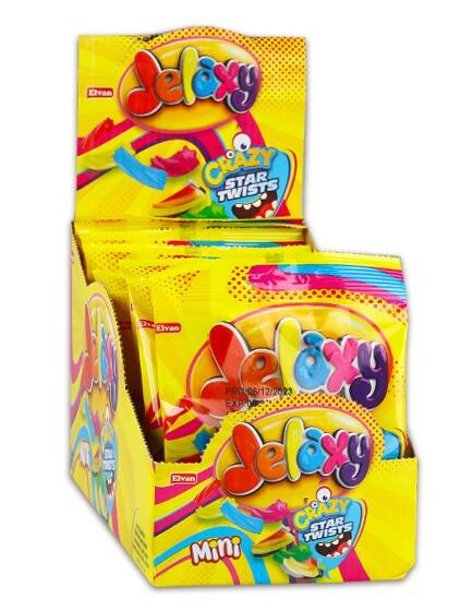 Jelaxy Liquorice Mini Auger 80 Gr. 12 Pieces (1 Box) - 3