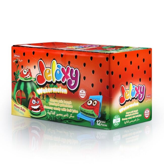 JELAXY Sugared Watermelon 80 Gr. 12 Pieces (1 Box) - 4