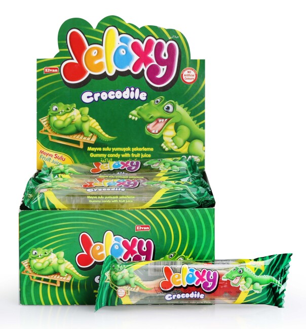 Jelaxy Timsah (Crocodile) 20 Gr. 24 Adet (1 Kutu) - 1