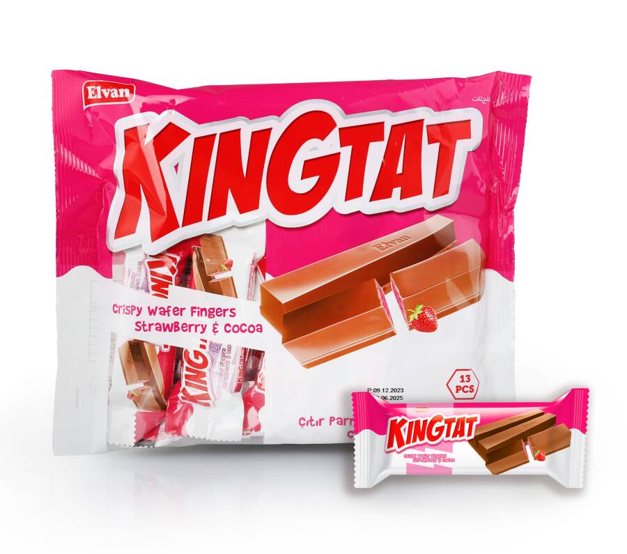 King Tat Strawberry 18 Gram 13 Pieces (1 Bag) - 1