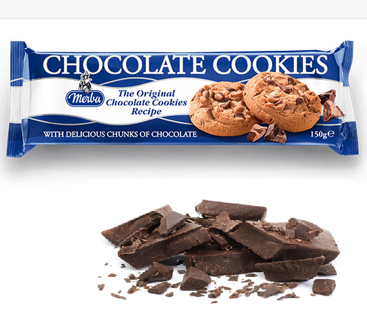 Merba Chocolate Cookies 150 Gr. (1 Piece) - 1