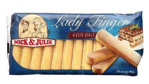 Nick & Julie Lady Fingers Biscuits 200 Grams (1 Pack) - 1