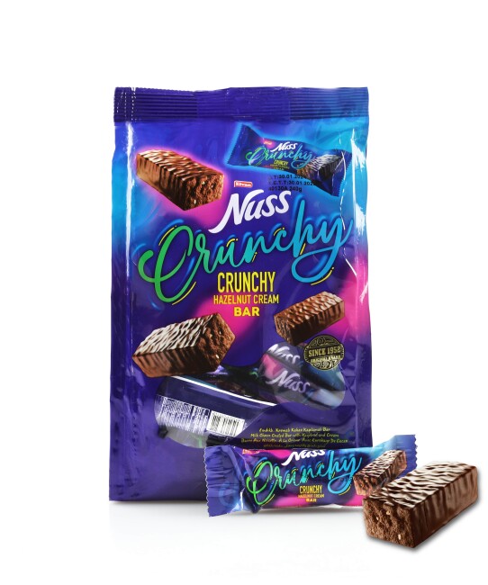 Nuss Crunchy Bar 240 Gr. (1 Poşet) - Elvan