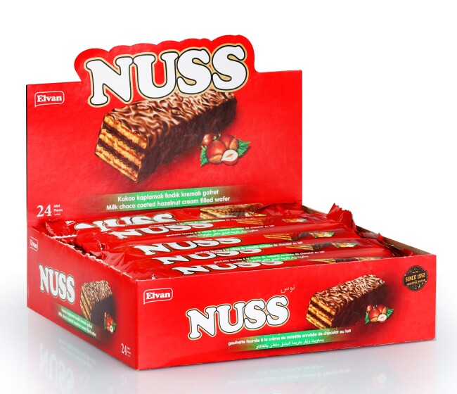 Nuss Wafer 18 Gr. 24 Pieces (1 Box) - 4