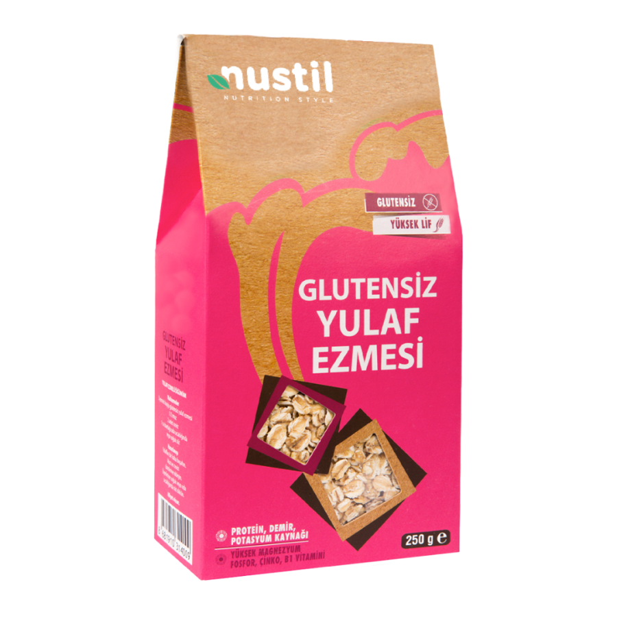 Nustil Gluten Free Oatmeal 250 grams (1 Package) - 1