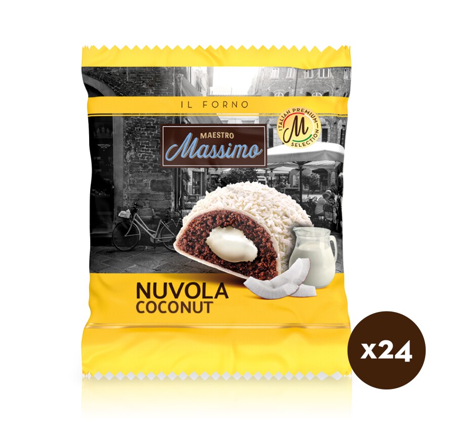 Nuvola Coconut (Hindistan Cevizli Kek) 45 Gr. 24 Adet (1 Kutu) - 1