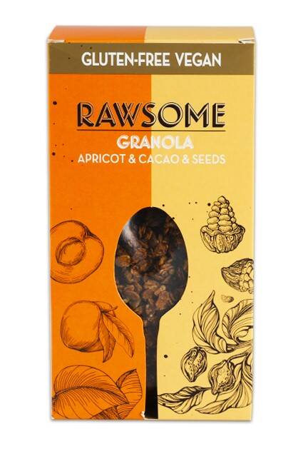 Rawsome Apricot and Cocoa Gluten-Free Granola 250 Gr. (1 package) - 2