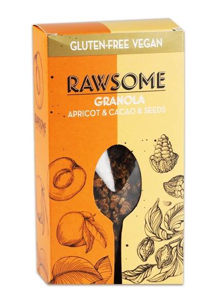 Rawsome Apricot and Cocoa Gluten-Free Granola 250 Gr. (1 package) - 1