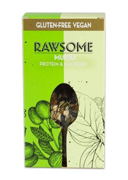 Rawsome Mulberry Gluten-Free Protein Muesli 200 Gr. (1 package) - 2