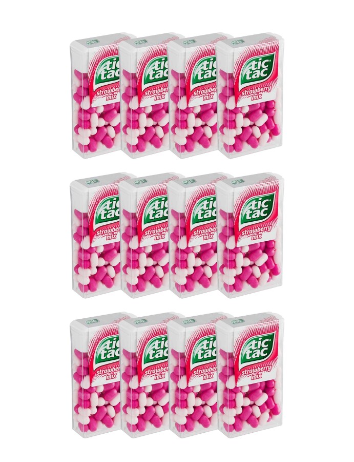 Tic Tac Çilek Aromalı Şeker 18 Gr. (12 Adet) - 2