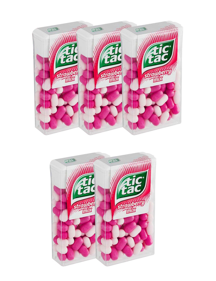 Tic Tac Çilek Aromalı Şeker 18 Gr. (5 Adet) - 2