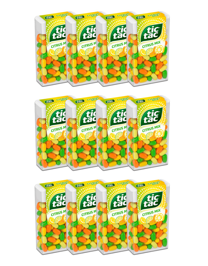 Tic Tac Karışık Meyve Aromalı Şeker 18 Gr. (12 Adet) - 2