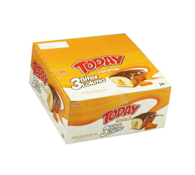 Today 3 Bites Caramel 40 Gr. 24 Pieces (1 Box) - 3