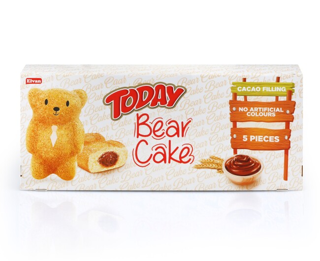 Today Bear Chocolate Sauce Cake 40 Gr. 5 Pieces (1 Pack) - 1