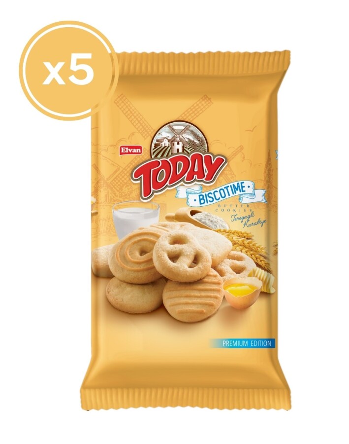 Biscotime Tereyağlı Kurabiye 250 Gr. (5 Adet) - 1