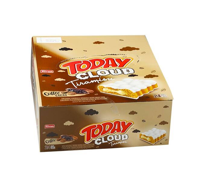 Today Cloud Kek Tiramisulu 40 Gr. 24 Adet (1 Kutu) - 2