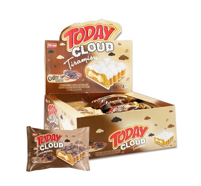 Today Cloud Cake Tiramisu 40 Gr. 24 Pieces (1 Box) - 1