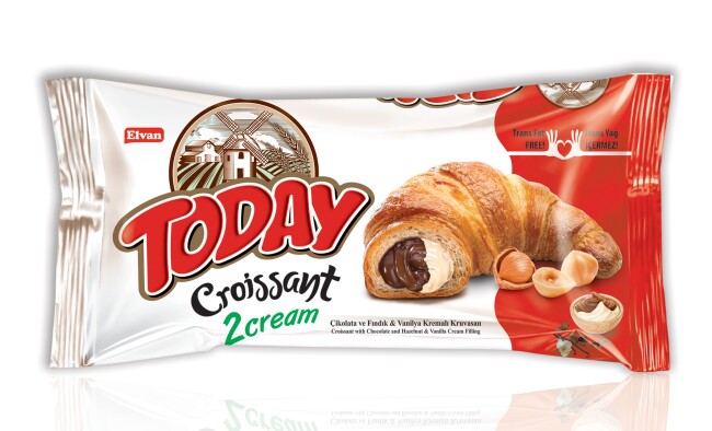 Today Croissant Chocolate Vanilla 40 Gr. 20 Pieces (1 Box) - 2