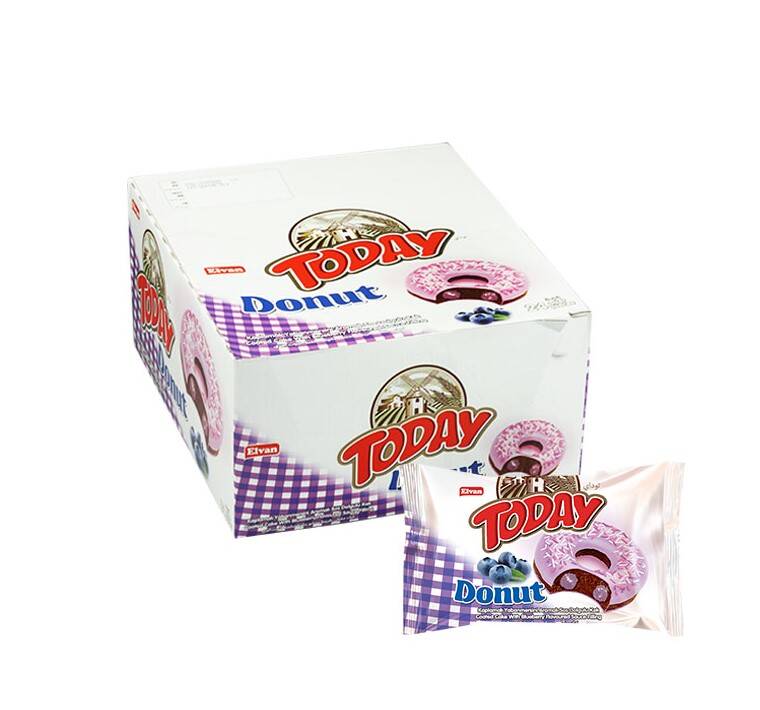 Today Donut Cake Blueberry 40Gr. 24 pcs (1 Box) - 3