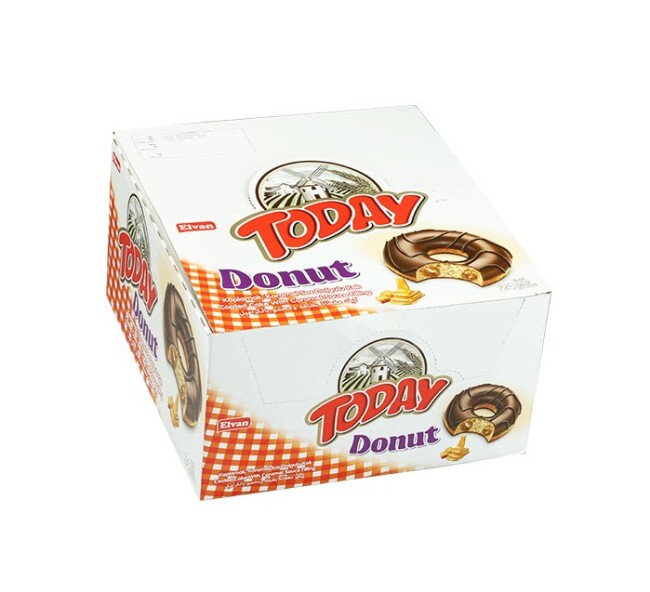 Today Donut Cake Caramel 35 Gr. 24 Pieces (1 Box) - 3