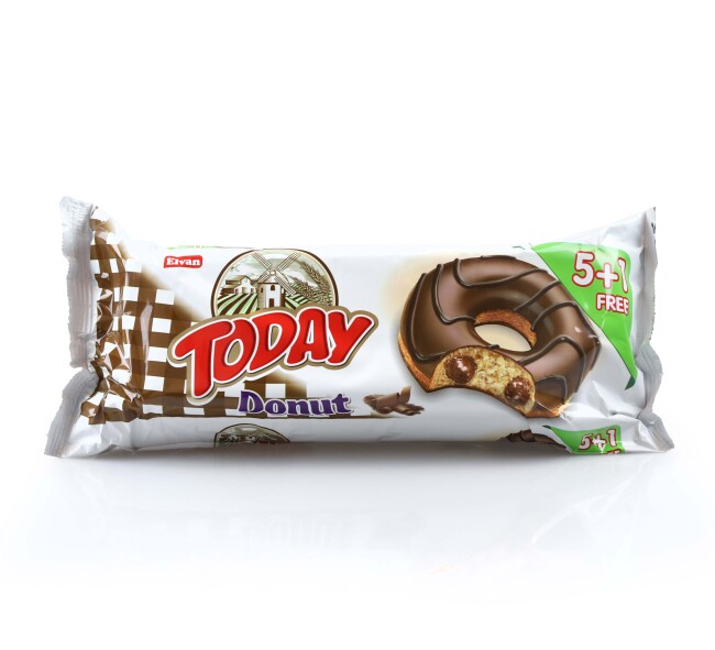 Today Donut Cocoa Multipack 35Gr. 6 pcs (1 box) - 1