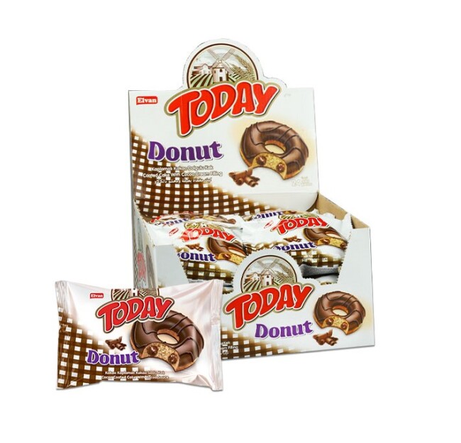 Today Donut Kek Kakaolu 35 Gr. 24 Adet (1 Kutu) - Today