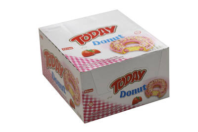 Today Donut Kek Çilekli 35 Gr. 24 Adet (1 Kutu) - 4