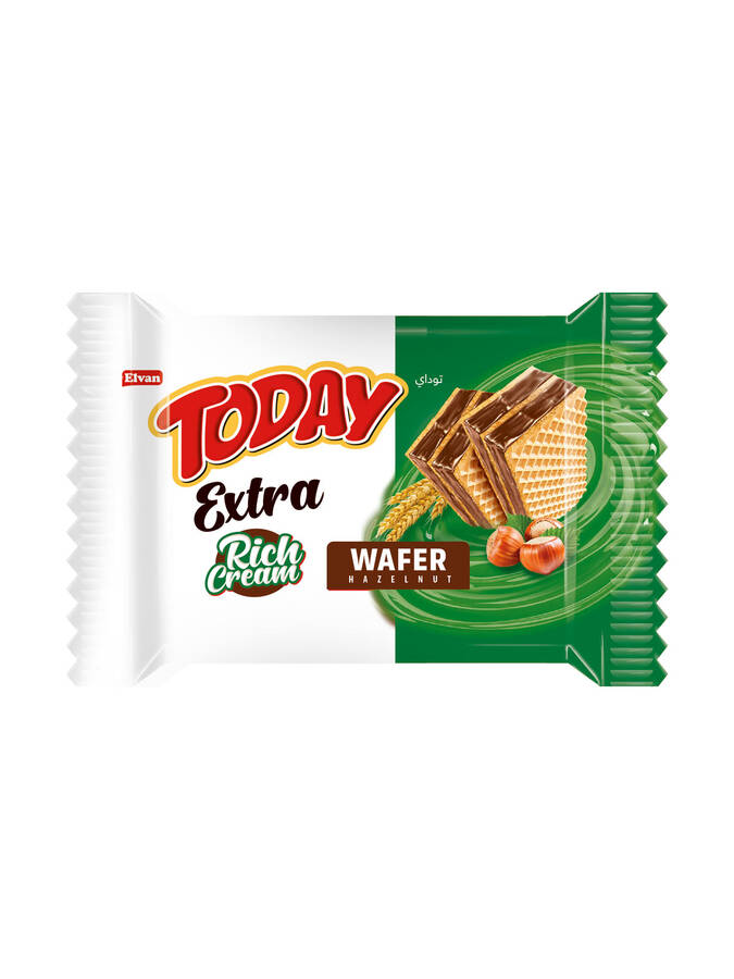 Today Extra Bol Kremalı Fındıklı Gofret 50Gr. 24 Adet (1 Kutu) - 2