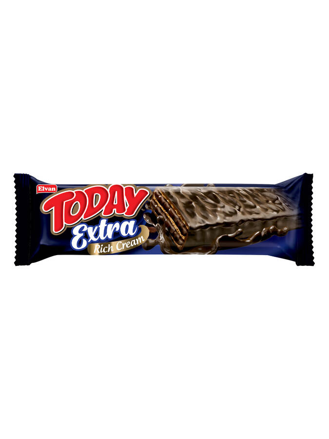 Today Extra Dark Chocolate Coated Wafer with Rich Cream 37 Grams 24 Pieces (1 box) - 2