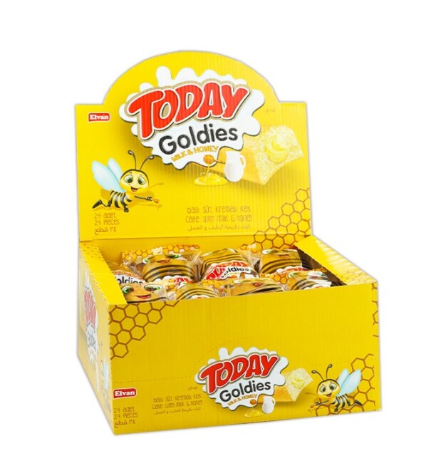 Today Goldies Ballı-Sütlü 35 Gram 24 Adet (1 Kutu) - 6