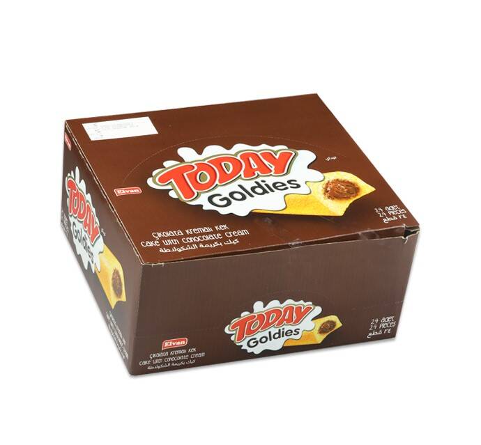 Today Goldies Chocolate Cream 35 Gr. 24 Pieces (1 Box) - 2