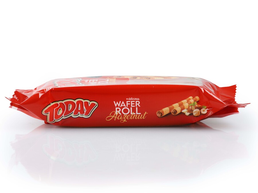 Today Hazelnut Wafer Roll 196 Grams (1 Pack) - 4