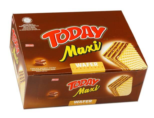 Today Maxi Chocolate Wafer 38Gr. 24 pcs (1 Box) - 3