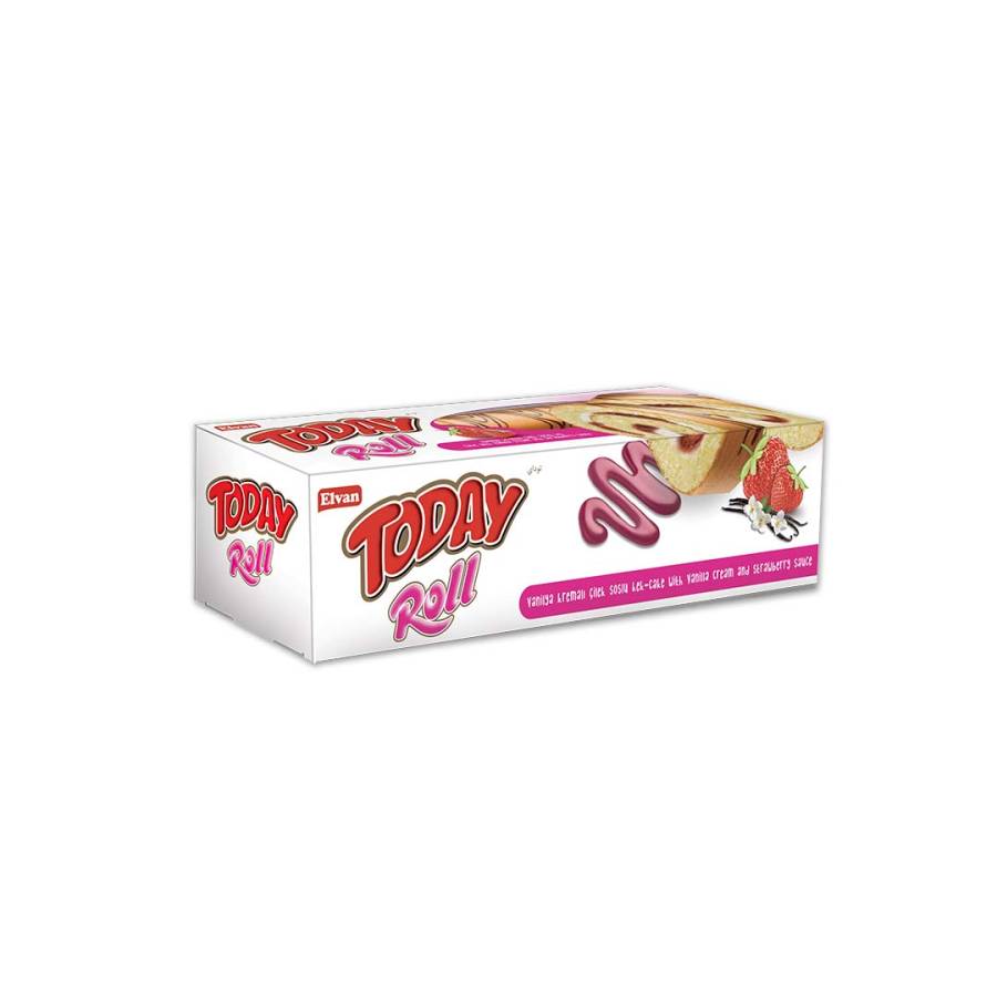 Today Roll Cake Strawberry 270 Gram (1 Pack) - 1