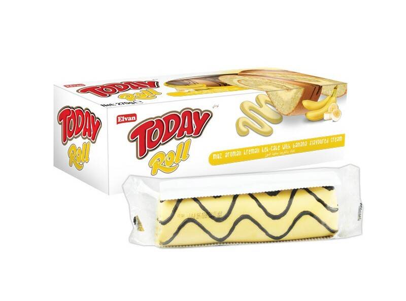 Today Roll Cake with Banana 270 Gr (1 Pack) - 1