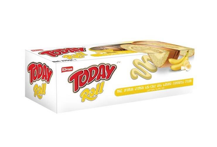 Today Roll Cake with Banana 270 Gr (1 Pack) - 3