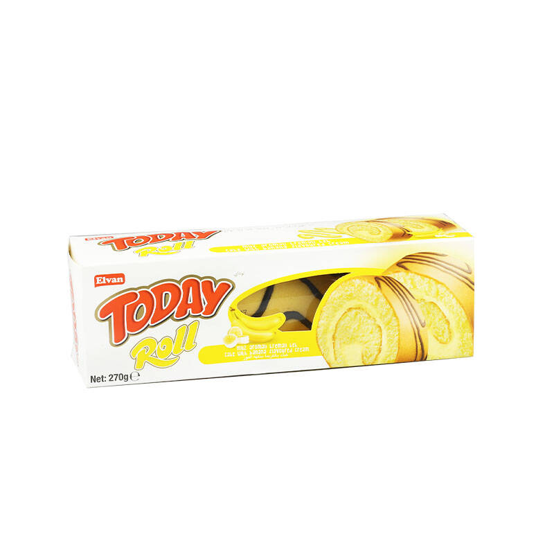 Today Roll Cake with Banana 270 Gr (1 Pack) - 2