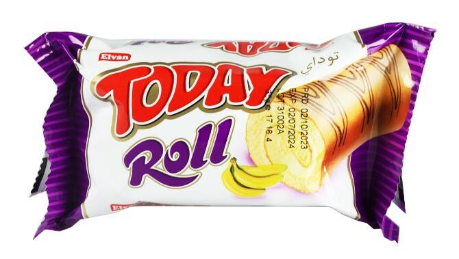 Today Swiss Roll Banana Cream Cake 35 Gr 24 Pieces (1 Box) - 2