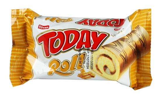 Today Swiss Roll Caramel Cake 35 Grams 24 Pieces (1 Box) - 2